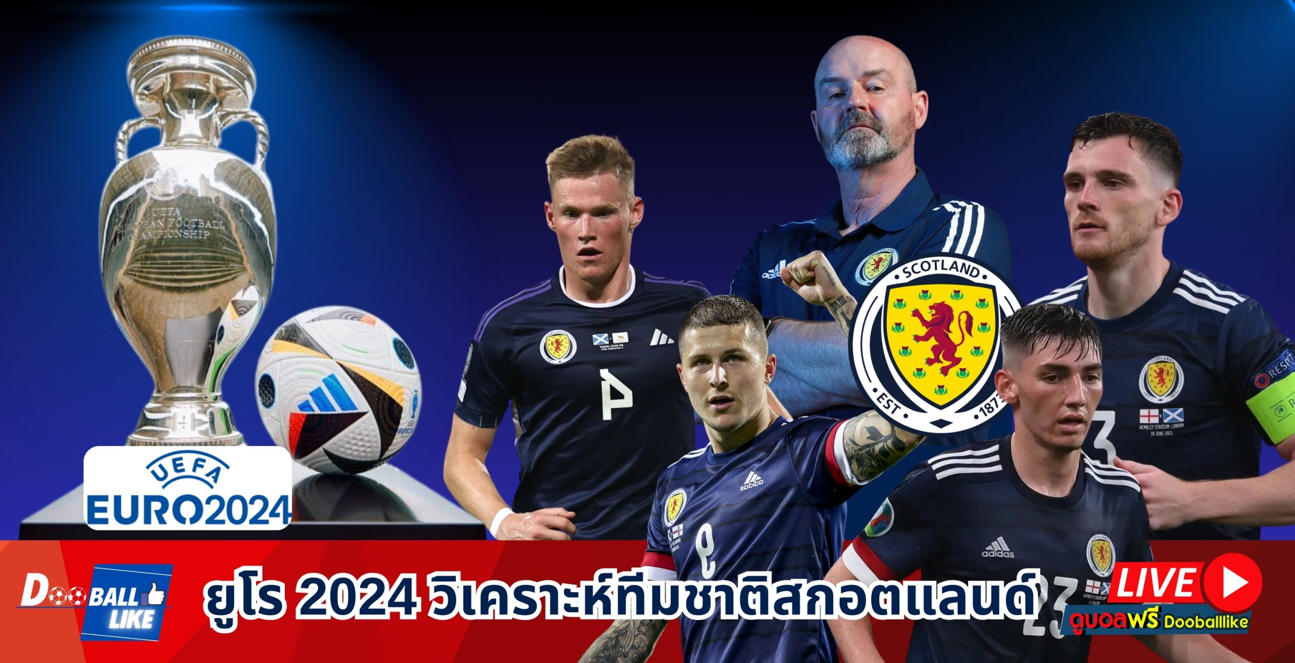 ยูโร 2024 วิเคราะห์ทีมชาติ สกอตแลนด์